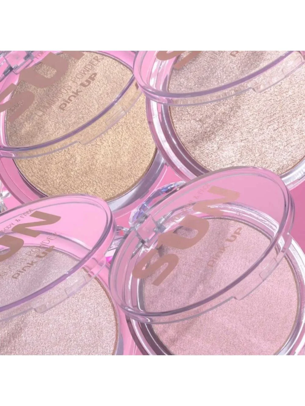Luminous Pink Highlighter Powder | Radiant Glow & Silky Texture | Makeup